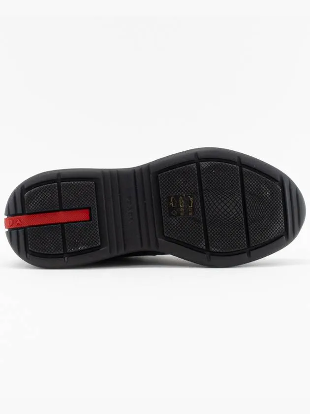 America's Cup Leather Mesh Low Top Sneakers Black