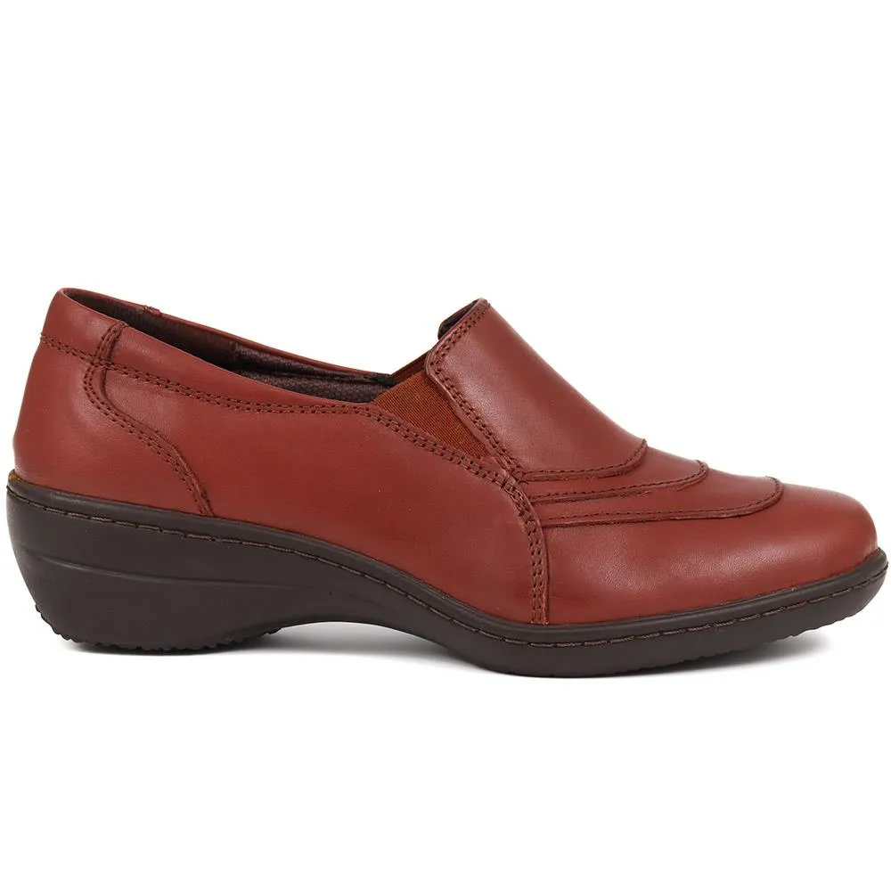 Leather Slip-On Shoes - HAK38031 / 324 716