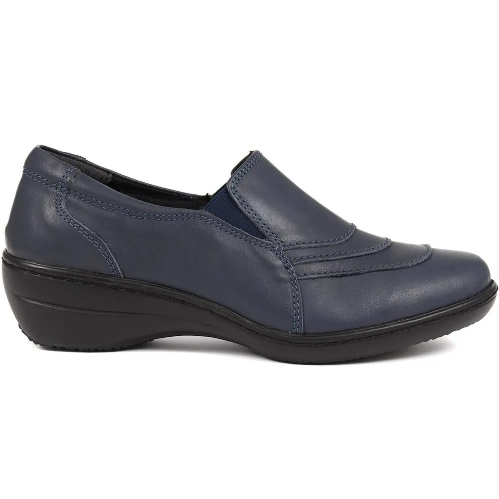 Leather Slip-On Shoes - HAK38031 / 324 716