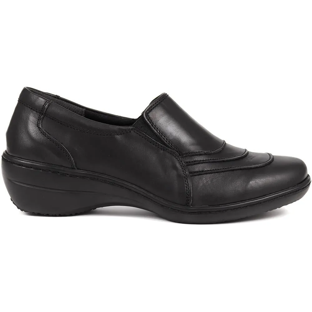 Leather Slip-On Shoes - HAK38031 / 324 716
