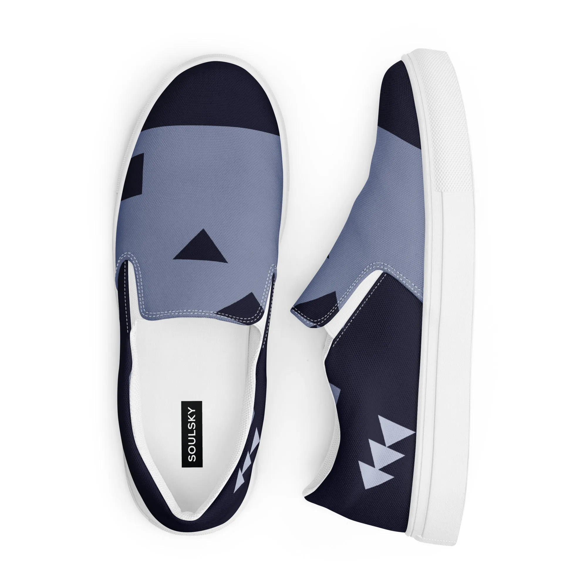 MISSING LINK Men’s Slip-On Canvas Shoes (Midnight)