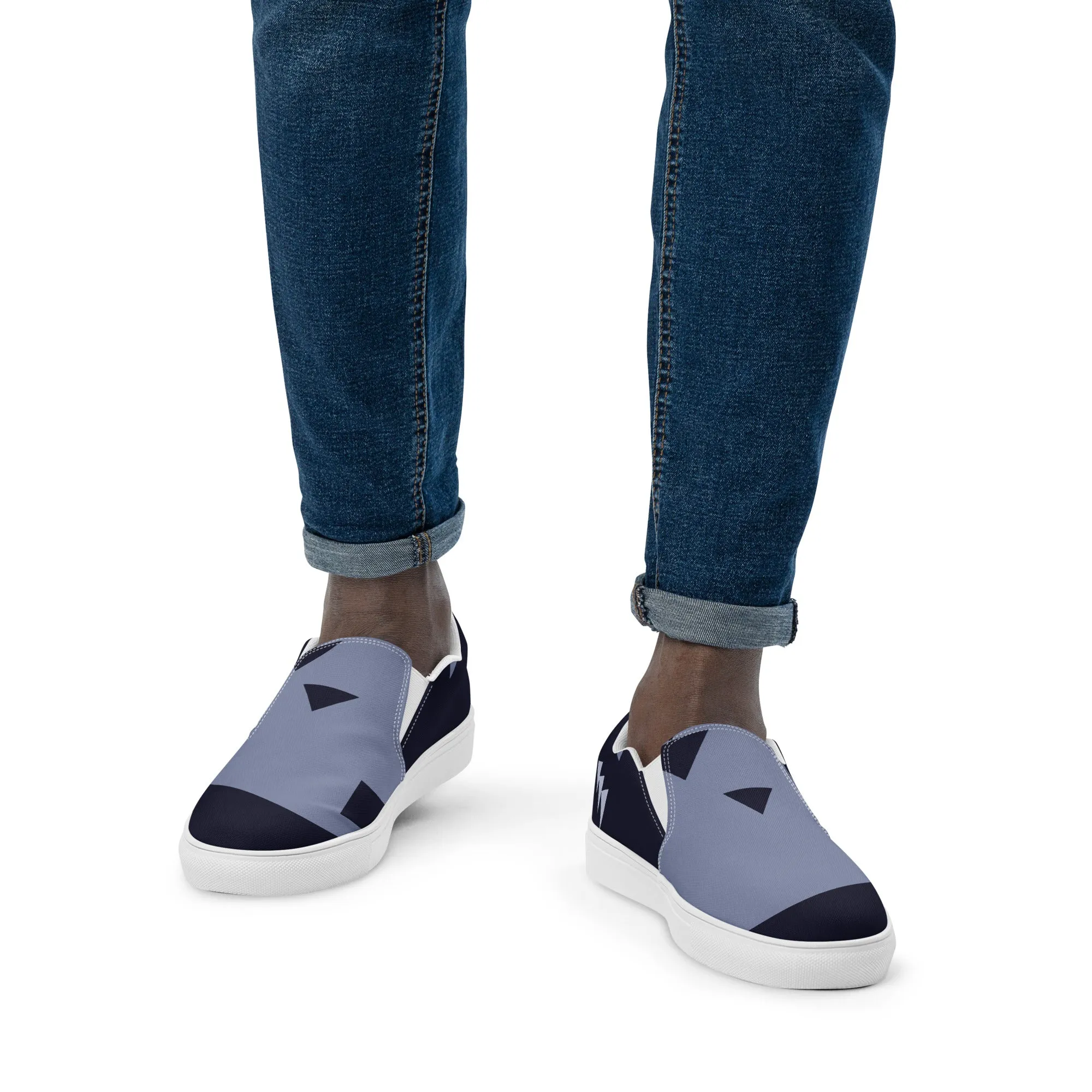MISSING LINK Men’s Slip-On Canvas Shoes (Midnight)