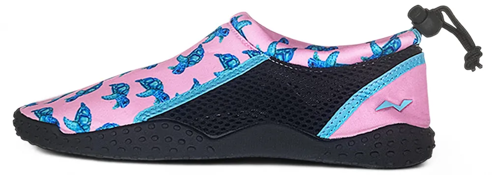 Norty Girls Sizes 11-4 Slip on Aqua Socks Pool Beach Water Shoe