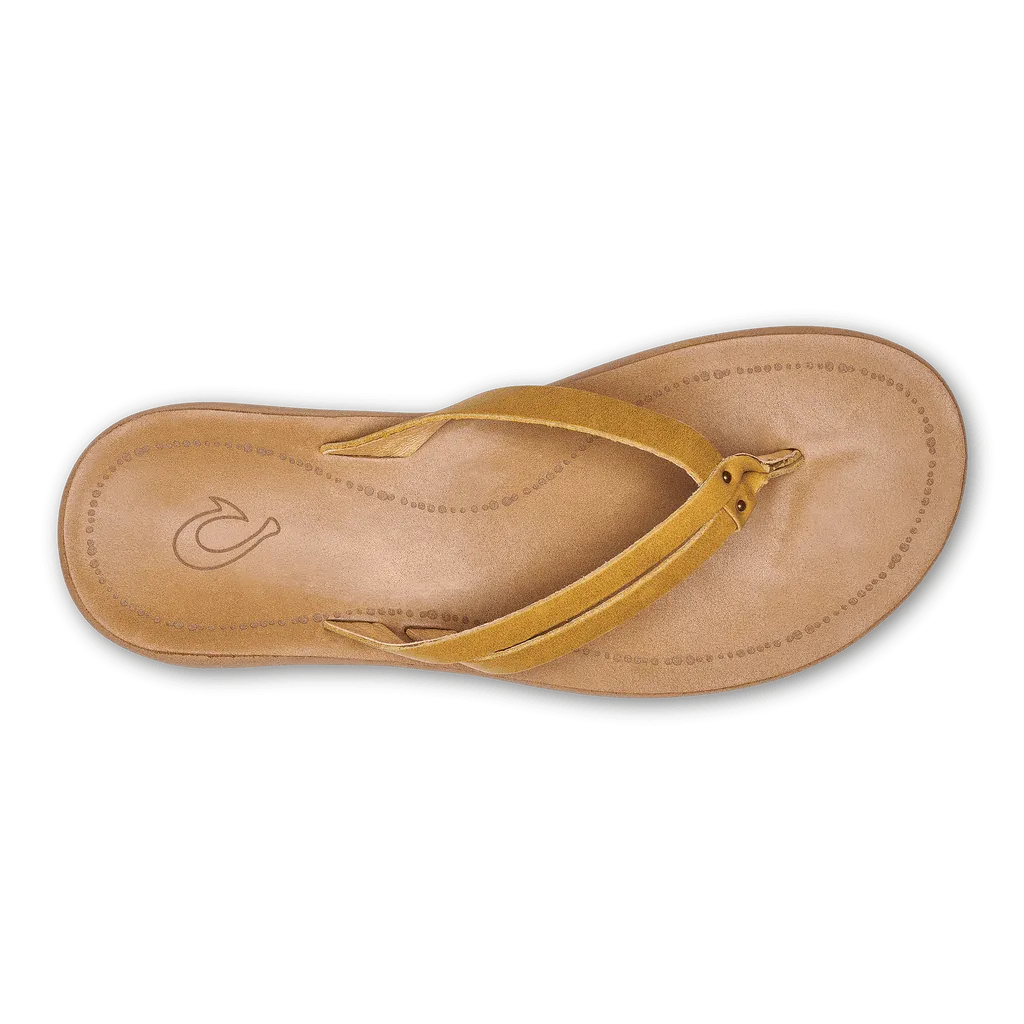 OluKai Women's Kapehe Luana Sandals- Golden Harvest/Golden Sand