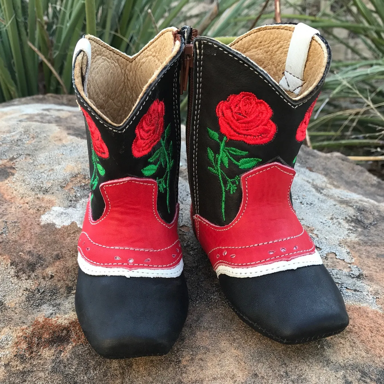 "Ruby" Rose Baby Boots