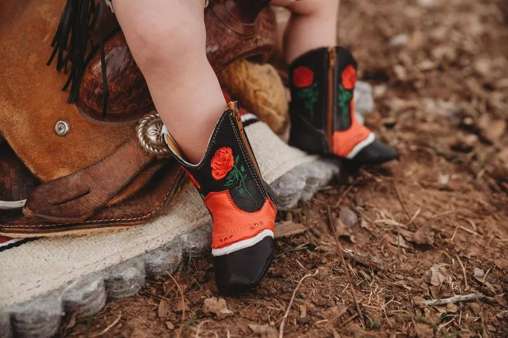 "Ruby" Rose Baby Boots