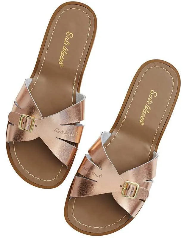 Salt Water Classic Slides- Rose Gold