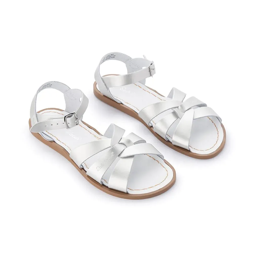 Salt Water Sandals - Adults Original Silver