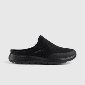 Skechers Comfort Open Back Slip On Black 232574
