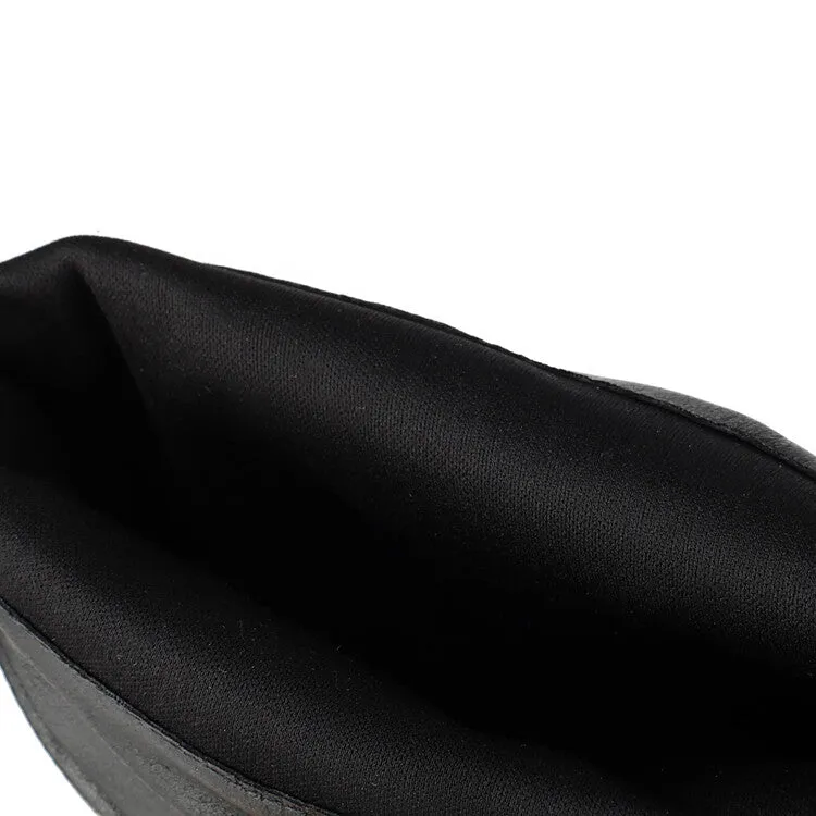 Women's Pointed Toe Stiletto High Heel Knee High Boots